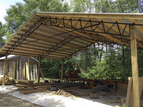 wood from north florida sawmill